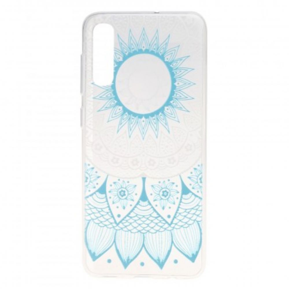 Telefoonhoesje voor Samsung Galaxy A50 Transparante Gekleurde Mandala