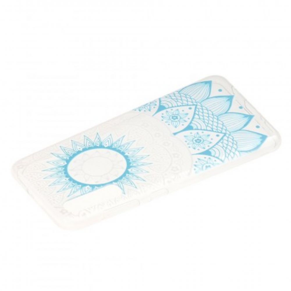 Telefoonhoesje voor Samsung Galaxy A50 Transparante Gekleurde Mandala