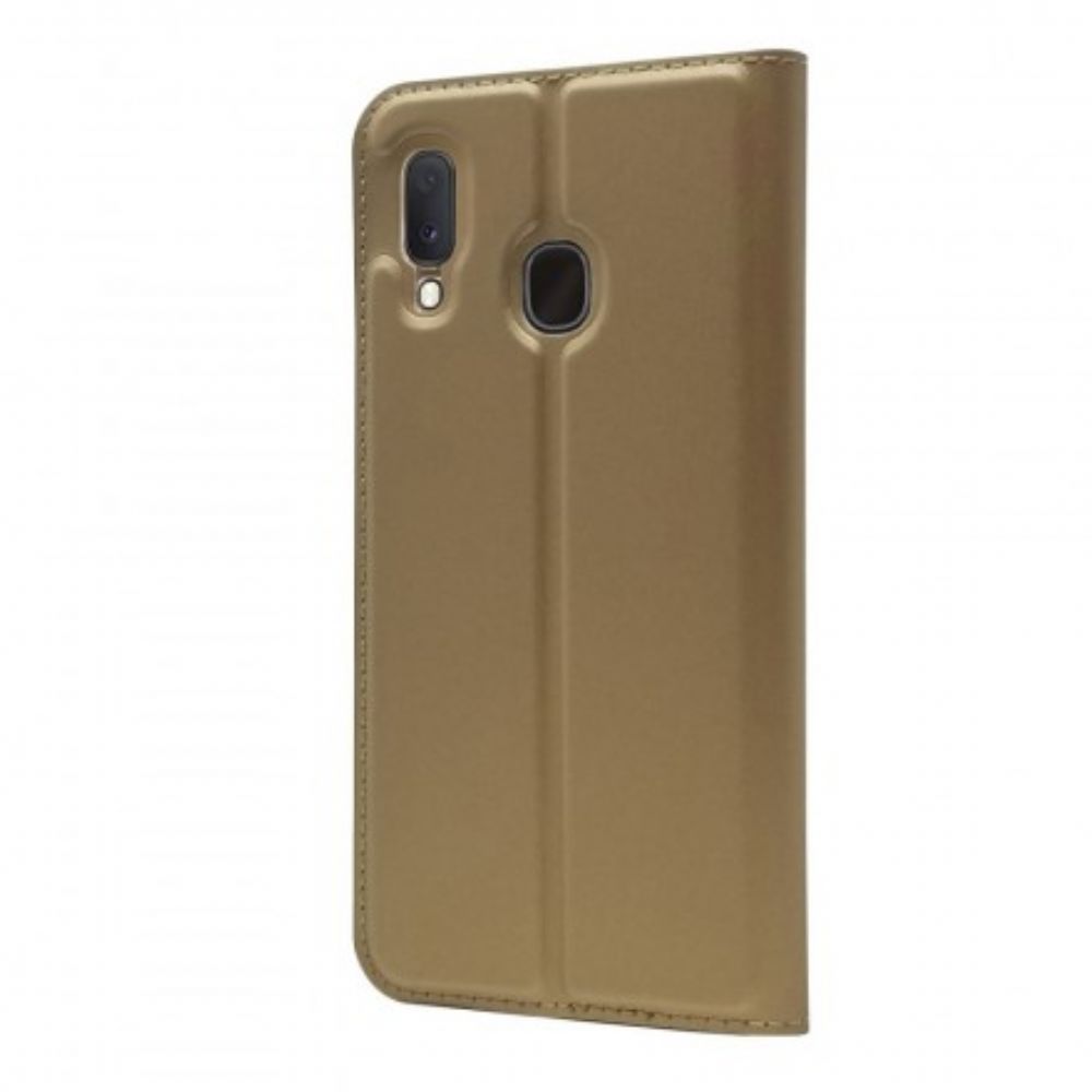 Bescherming Hoesje voor Samsung Galaxy A20e Folio-hoesje Dux Ducis Pro-skin