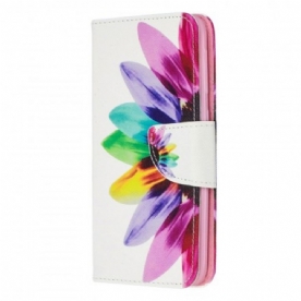 Folio-hoesje voor Samsung Galaxy A20e Aquarel Bloem