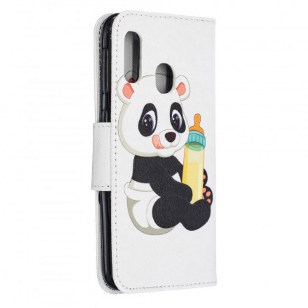 Folio-hoesje voor Samsung Galaxy A20e Babypanda