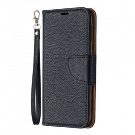 Folio-hoesje voor Samsung Galaxy A20e Flip Case Litchi Flap Schuin