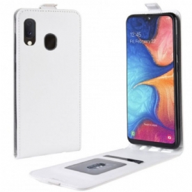 Folio-hoesje voor Samsung Galaxy A20e Flip Case Opvouwbaar Leereffect