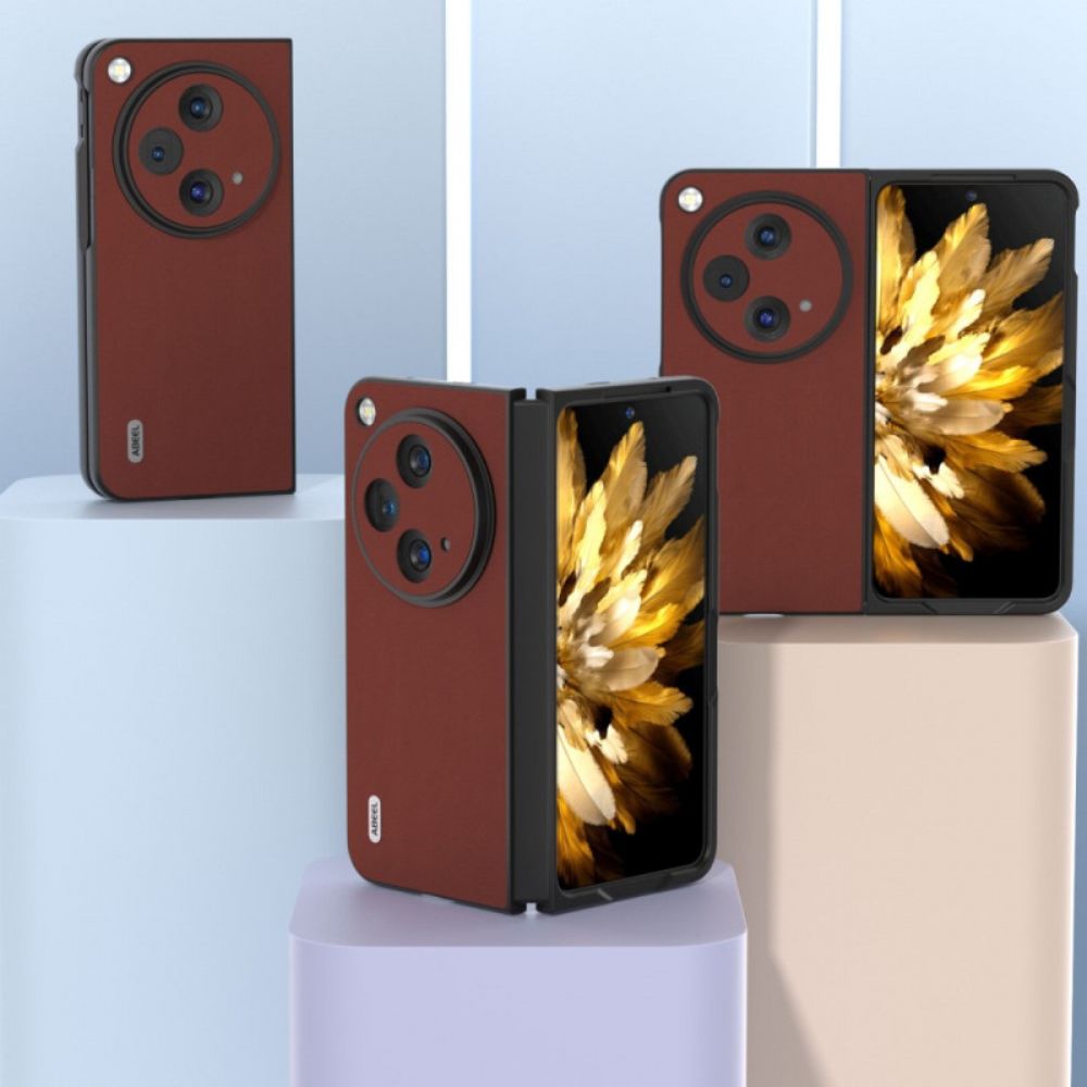 Hoesje Voor Oneplus Open Echt Abeel-leer