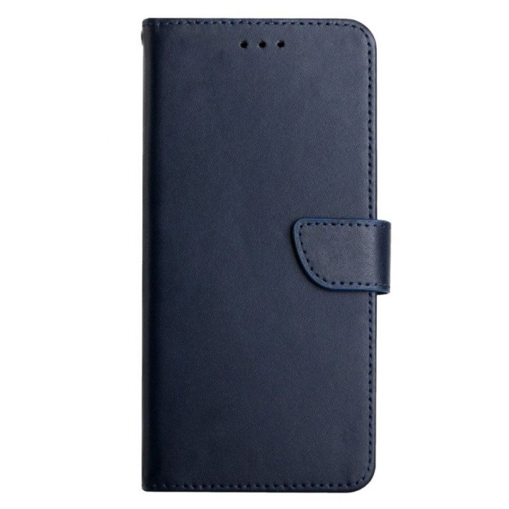 Folio-hoesje voor Xiaomi Redmi Note 12 Pro Plus Echt Nappaleer