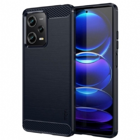 Telefoonhoesje voor Xiaomi Redmi Note 12 Pro Plus Geborstelde Koolstofvezel