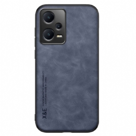 Telefoonhoesje voor Xiaomi Redmi Note 12 Pro Plus X&e Ledereffect Leer