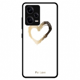 Hoesje voor Poco X5 Pro 5G Hart Van Gehard Glas