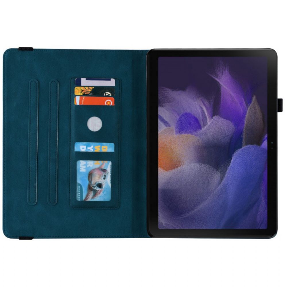 Case voor Samsung Galaxy Tab A8 Vlinderafdrukpatroon