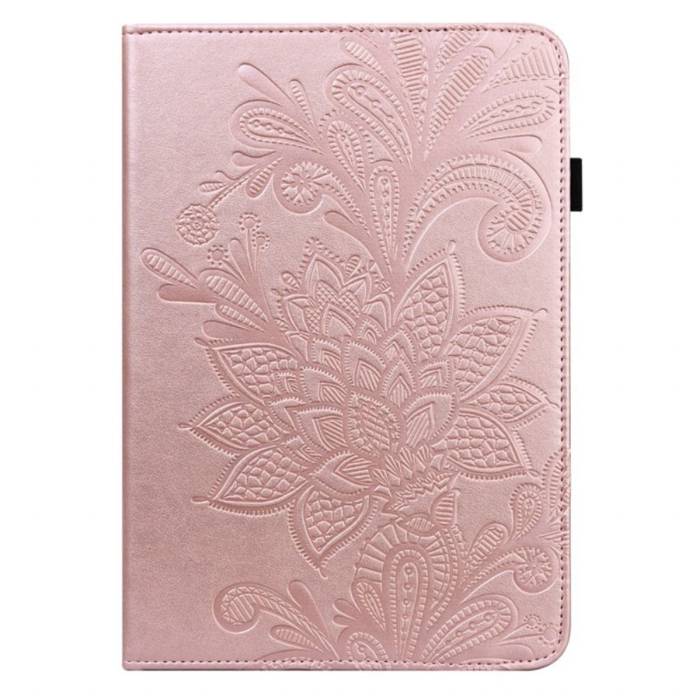 Cover voor Samsung Galaxy Tab A8 Bloem Ontwerp