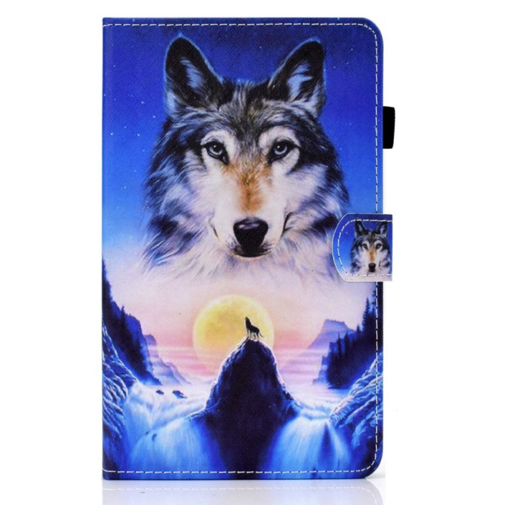 Flip Case voor Samsung Galaxy Tab A8 Bergwolf