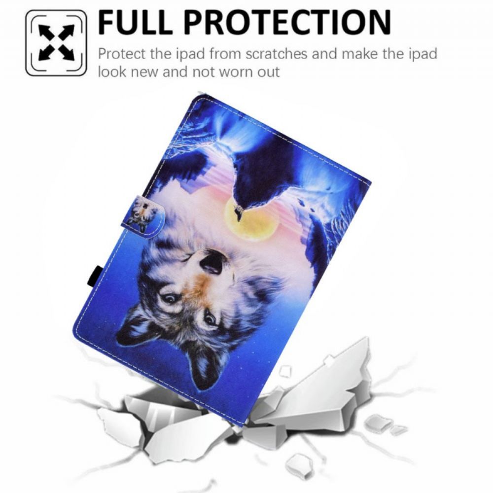 Flip Case voor Samsung Galaxy Tab A8 Bergwolf