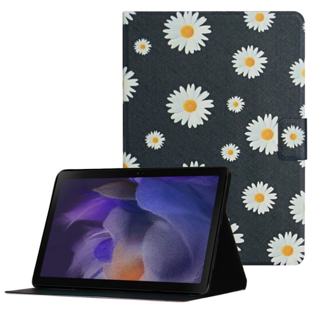 Flip Case voor Samsung Galaxy Tab A8 Bloemen Bloemen Bloemen