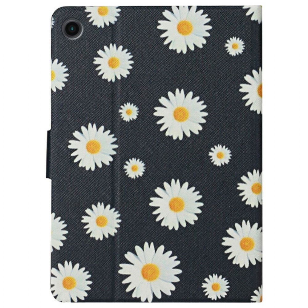 Flip Case voor Samsung Galaxy Tab A8 Bloemen Bloemen Bloemen