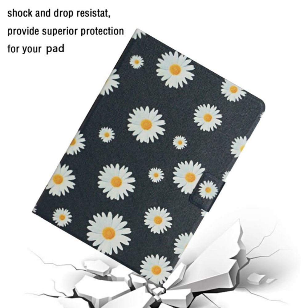 Flip Case voor Samsung Galaxy Tab A8 Bloemen Bloemen Bloemen