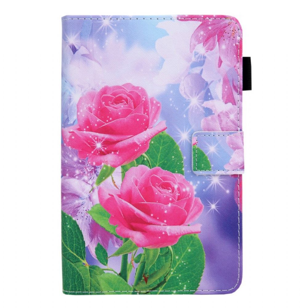 Flip Case voor Samsung Galaxy Tab A8 Droombloemen