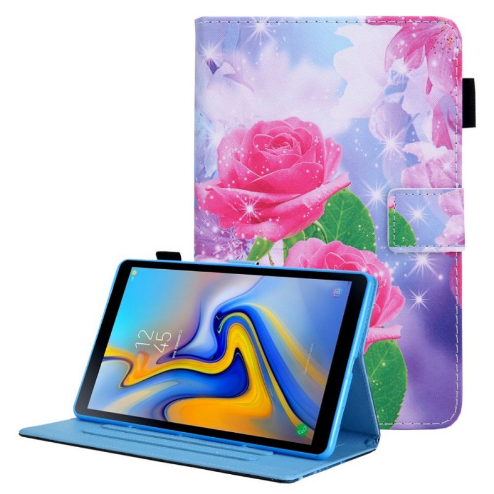 Flip Case voor Samsung Galaxy Tab A8 Droombloemen