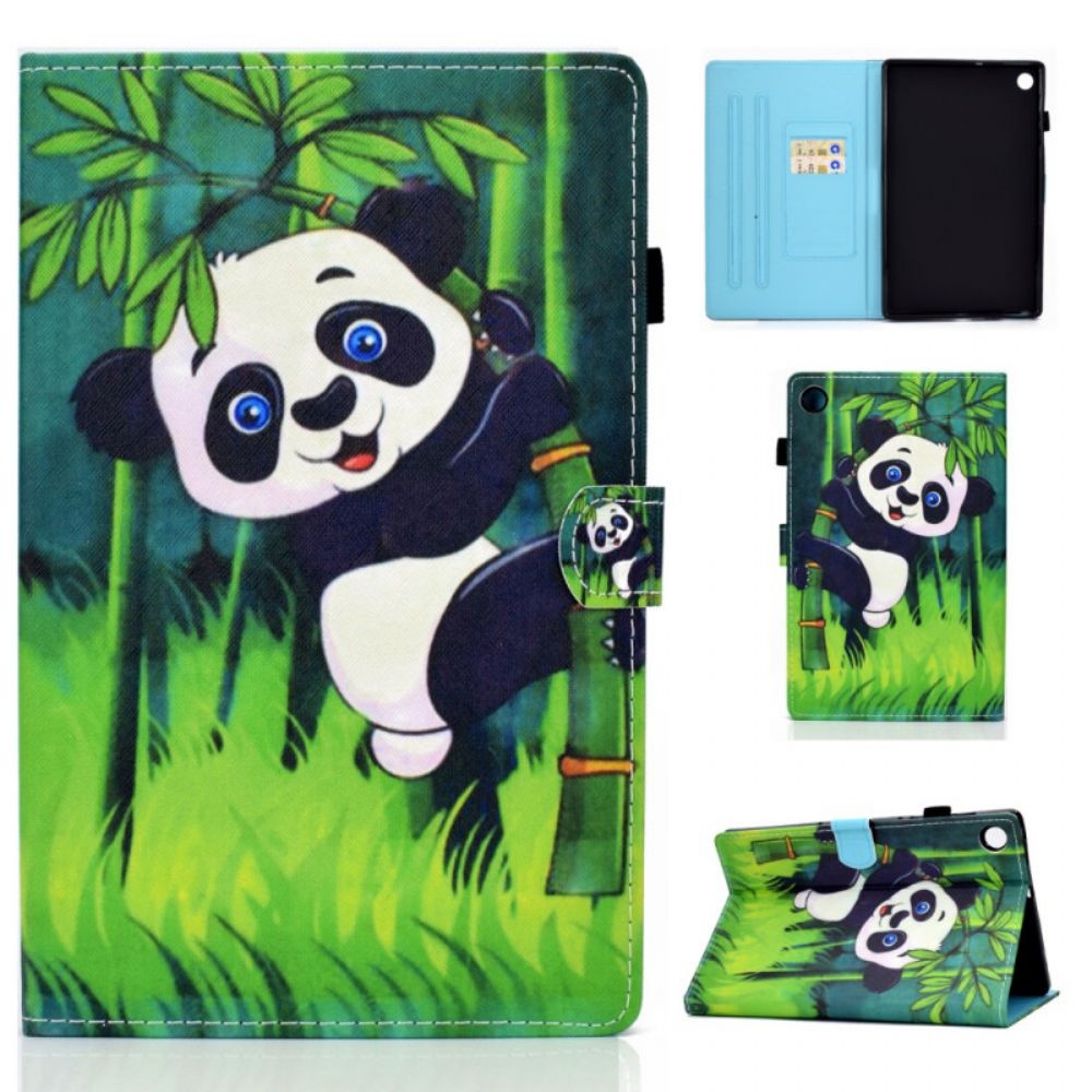 Flip Case voor Samsung Galaxy Tab A8 Panda