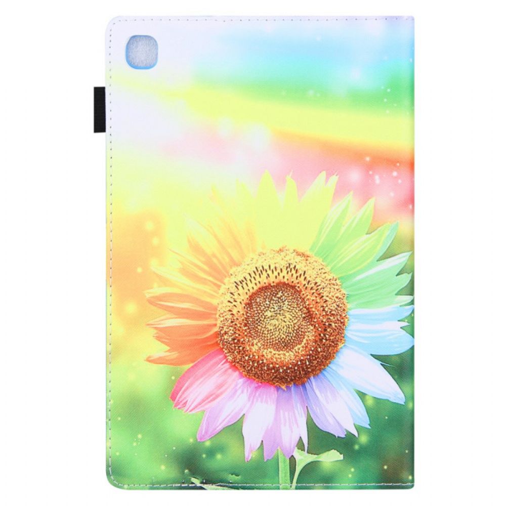 Folio-hoesje voor Samsung Galaxy Tab A8 Bloemen In De Zon