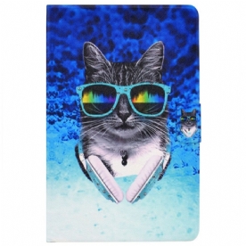 Folio-hoesje voor Samsung Galaxy Tab A8 Disco Kat