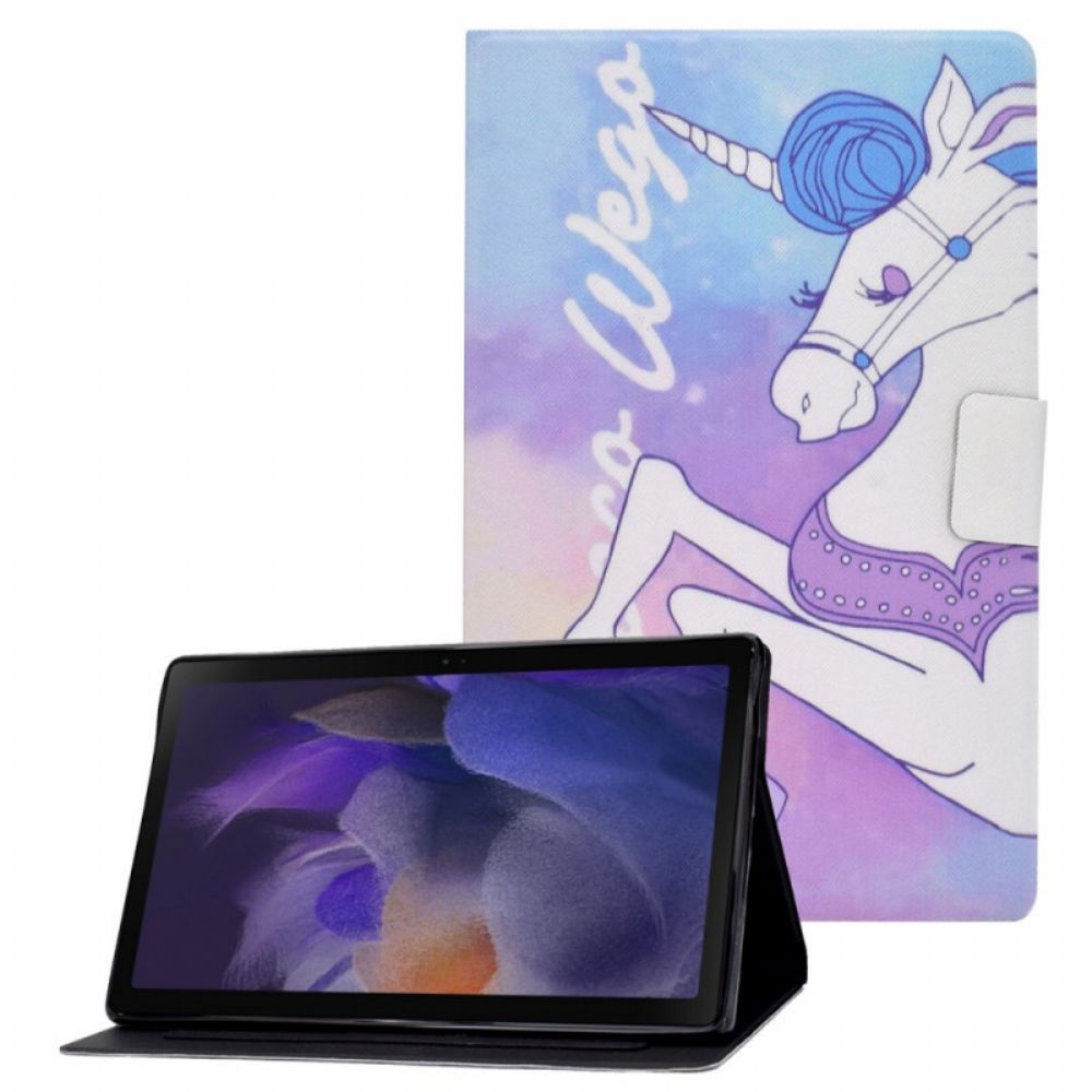 Folio-hoesje voor Samsung Galaxy Tab A8 Fantastische Eenhoorn