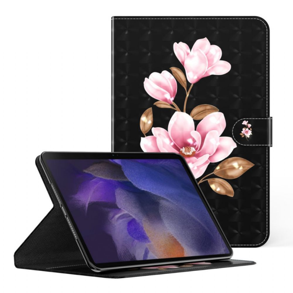 Folio-hoesje voor Samsung Galaxy Tab A8 Kunstleer Boom Bloemen