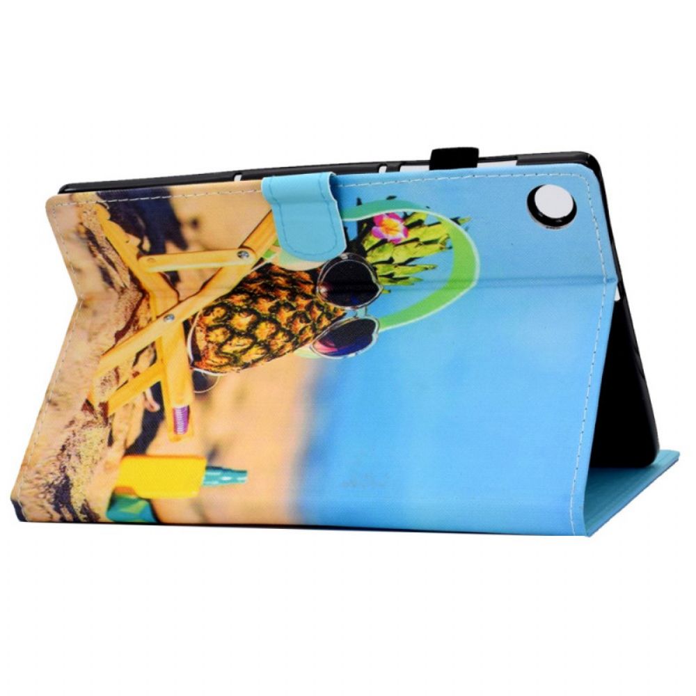 Folio-hoesje voor Samsung Galaxy Tab A8 Leuk Strand