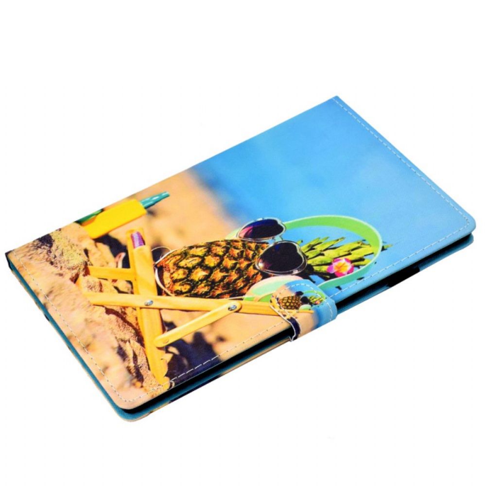 Folio-hoesje voor Samsung Galaxy Tab A8 Leuk Strand