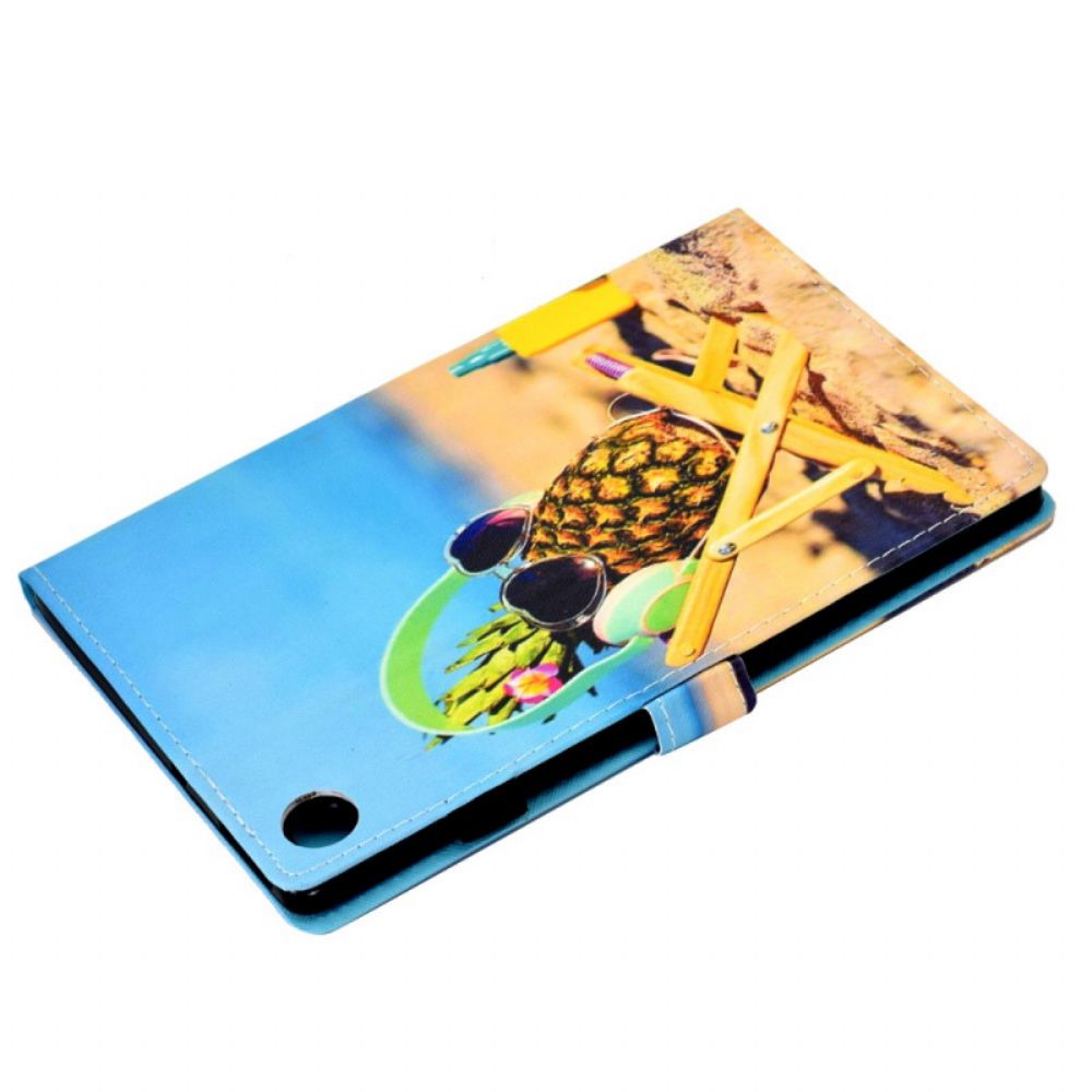 Folio-hoesje voor Samsung Galaxy Tab A8 Leuk Strand