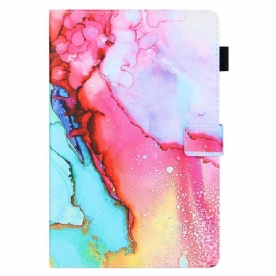 Folio-hoesje voor Samsung Galaxy Tab A8 Marmeren Stijl