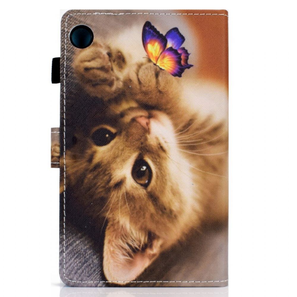 Folio-hoesje voor Samsung Galaxy Tab A8 Mijn Kitten En Vlinder