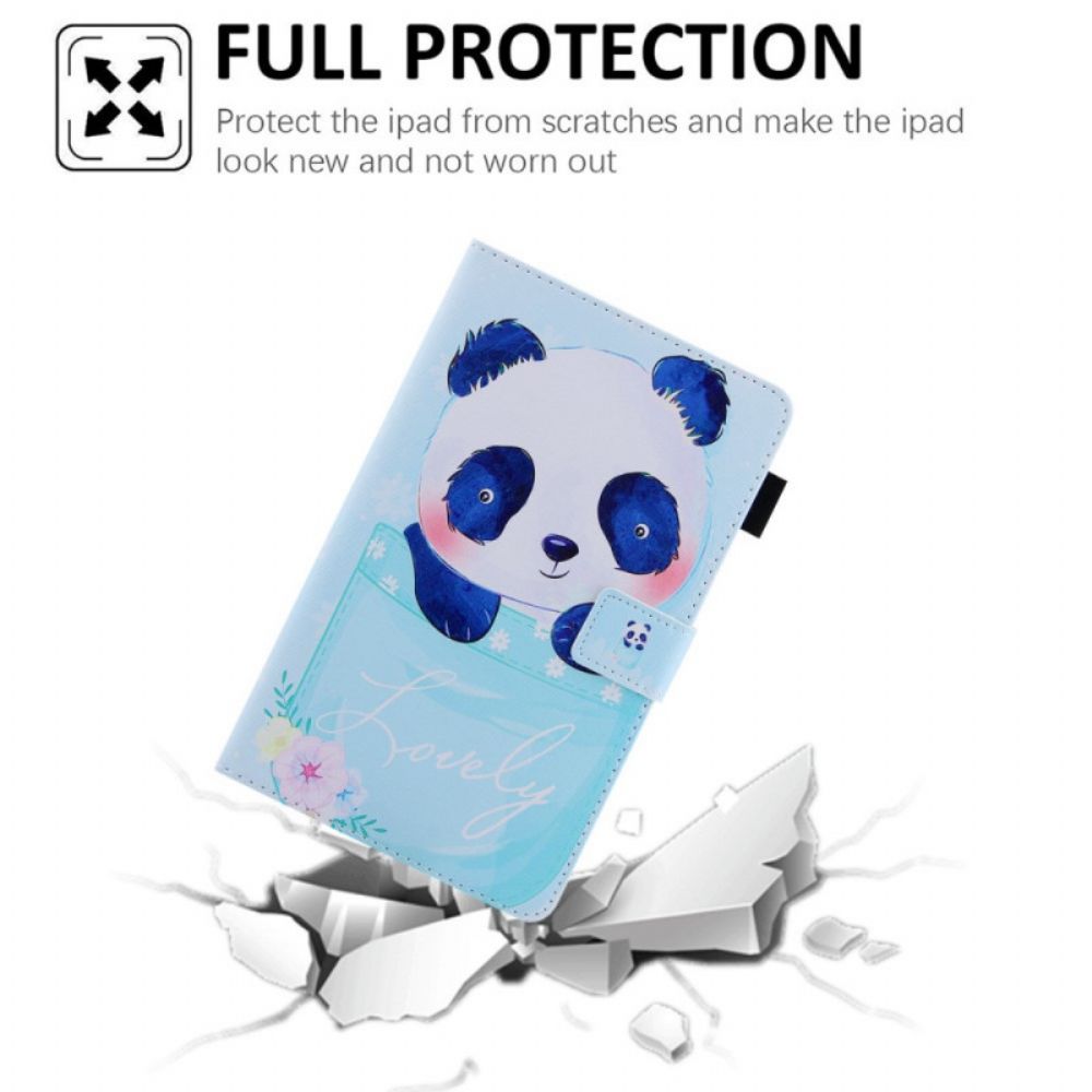 Folio-hoesje voor Samsung Galaxy Tab A8 Mooie Panda