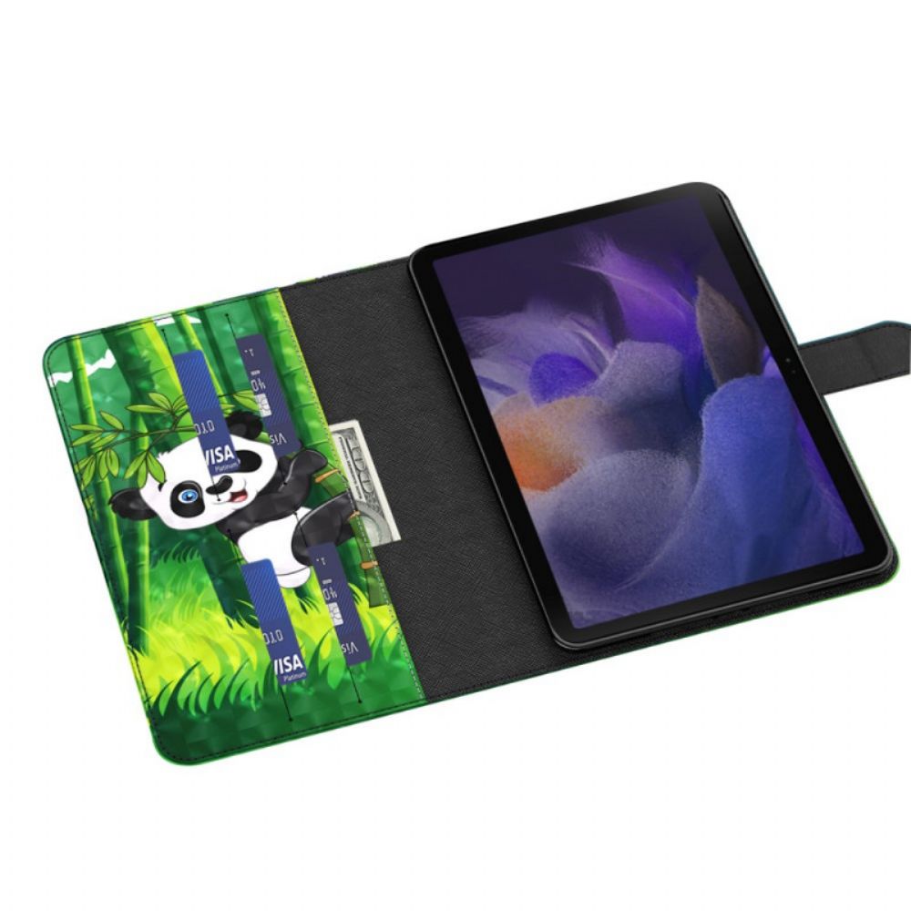 Folio-hoesje voor Samsung Galaxy Tab A8 Panda