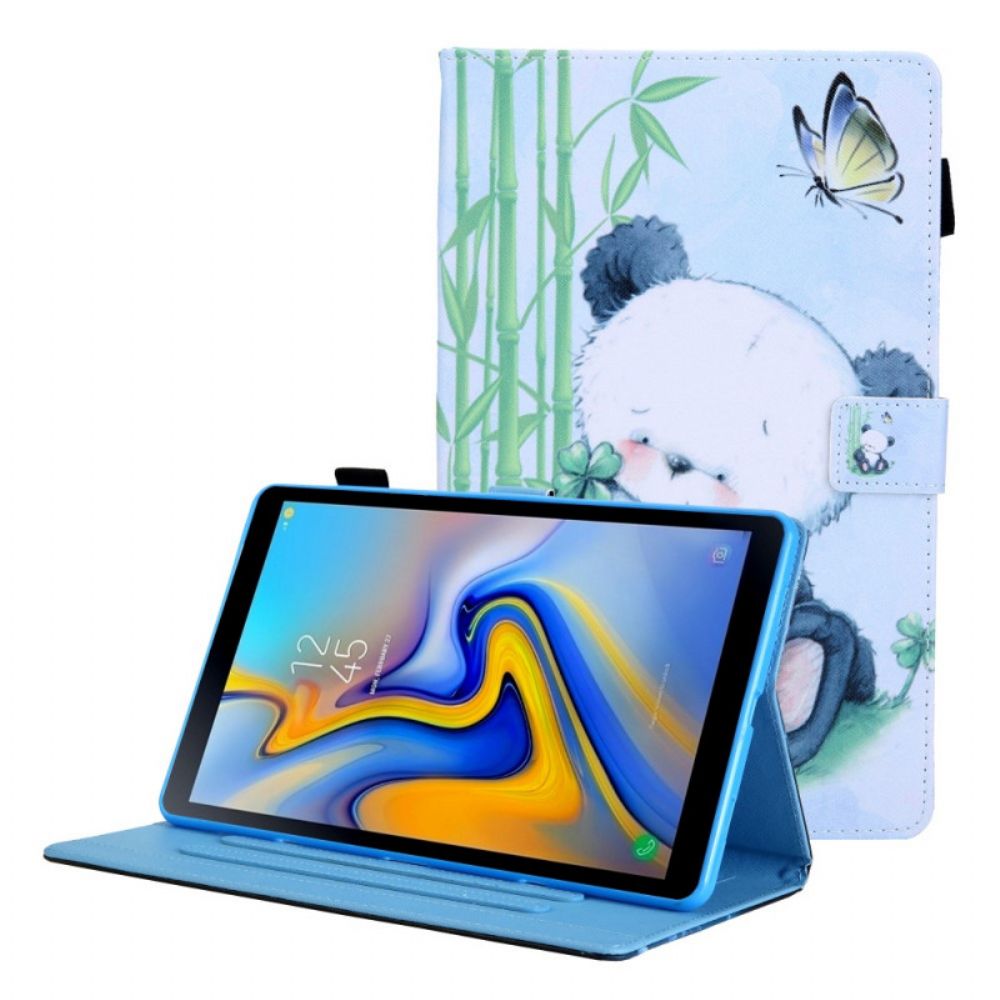 Folio-hoesje voor Samsung Galaxy Tab A8 Panda In De Natuur