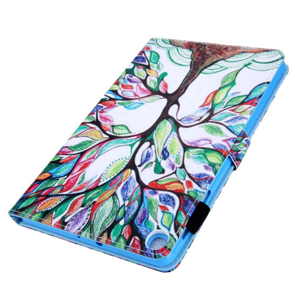 Folio-hoesje voor Samsung Galaxy Tab A8 Veelkleurige Boom