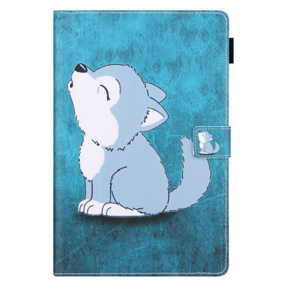 Folio-hoesje voor Samsung Galaxy Tab A8 Welp