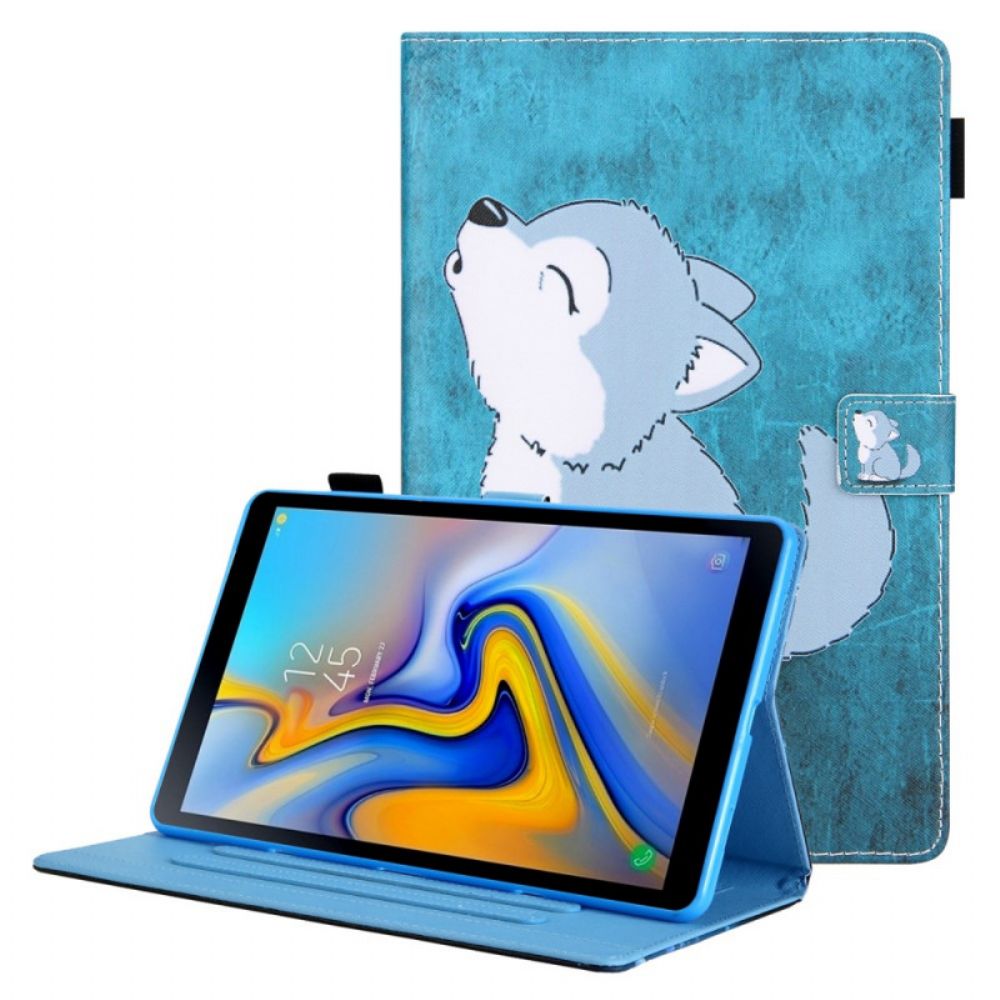 Folio-hoesje voor Samsung Galaxy Tab A8 Welp