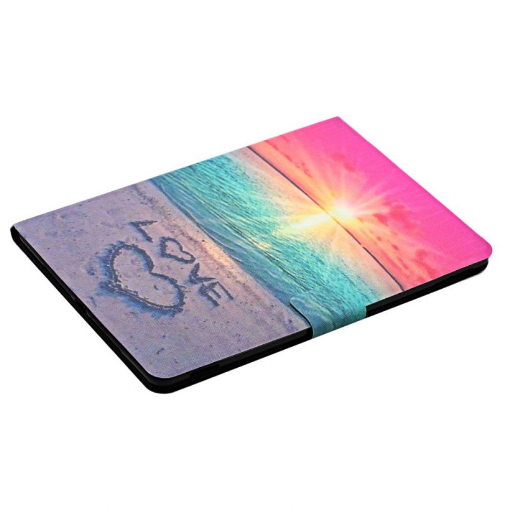 Folio-hoesje voor Samsung Galaxy Tab A8 Zonsondergang Liefde