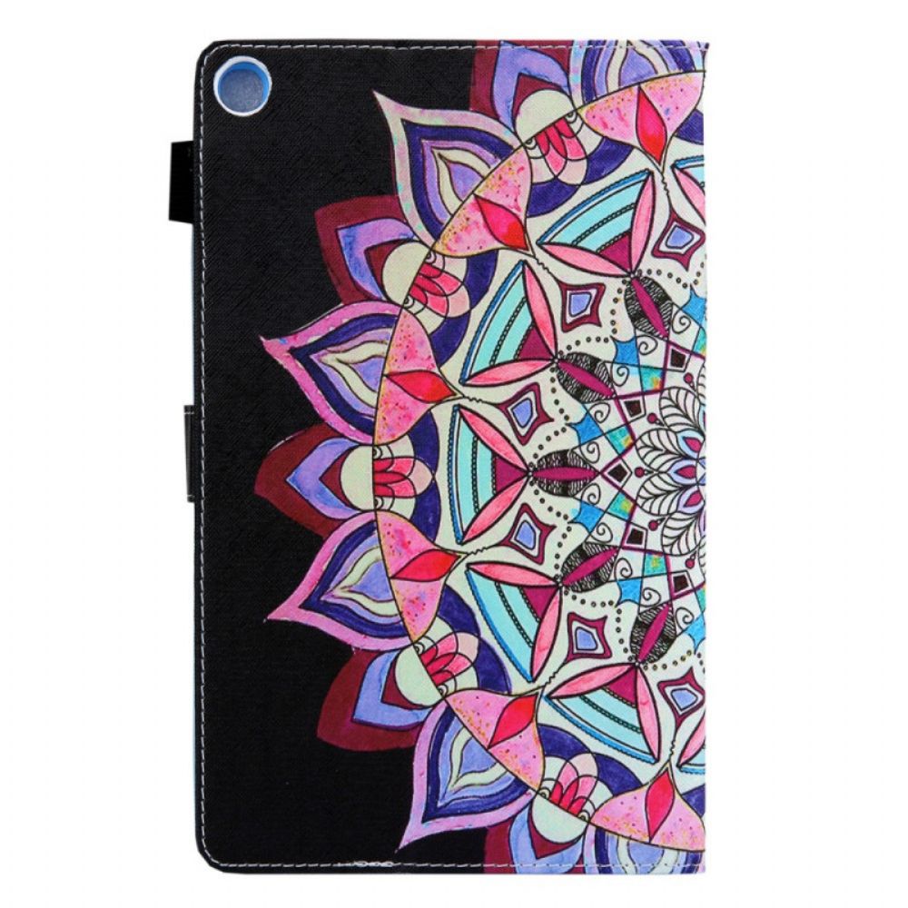 Leren Hoesje voor Samsung Galaxy Tab A8 Grafische Mandala