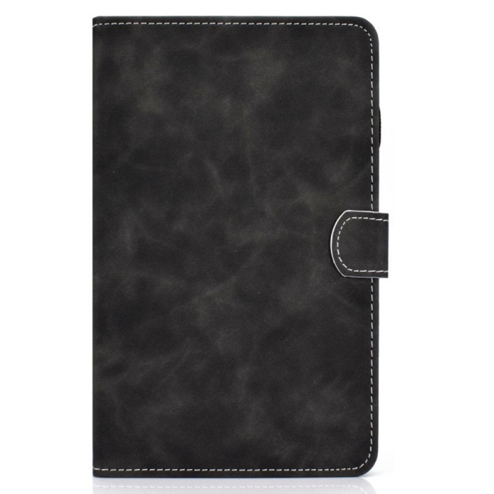 Leren Hoesje voor Samsung Galaxy Tab A8 Vintage Design Leereffect