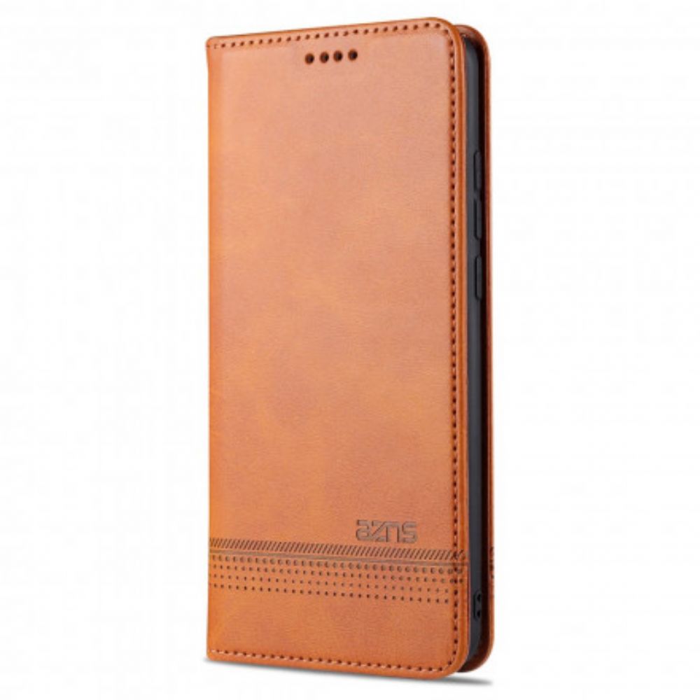 Bescherming Hoesje voor Xiaomi Mi Note 10 Lite Folio-hoesje Azns Lederen Stijl