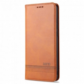 Bescherming Hoesje voor Xiaomi Mi Note 10 Lite Folio-hoesje Azns Lederen Stijl