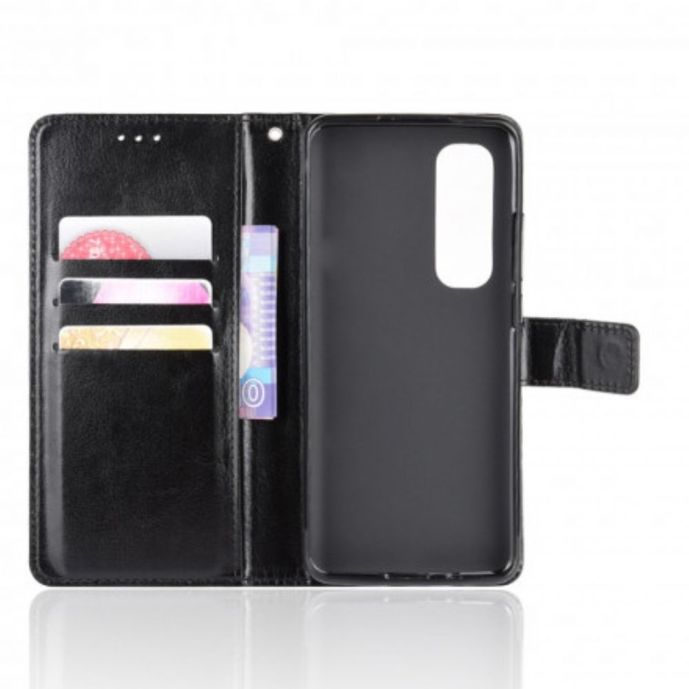 Flip Case voor Xiaomi Mi Note 10 Lite Flitsachtig Kunstleer