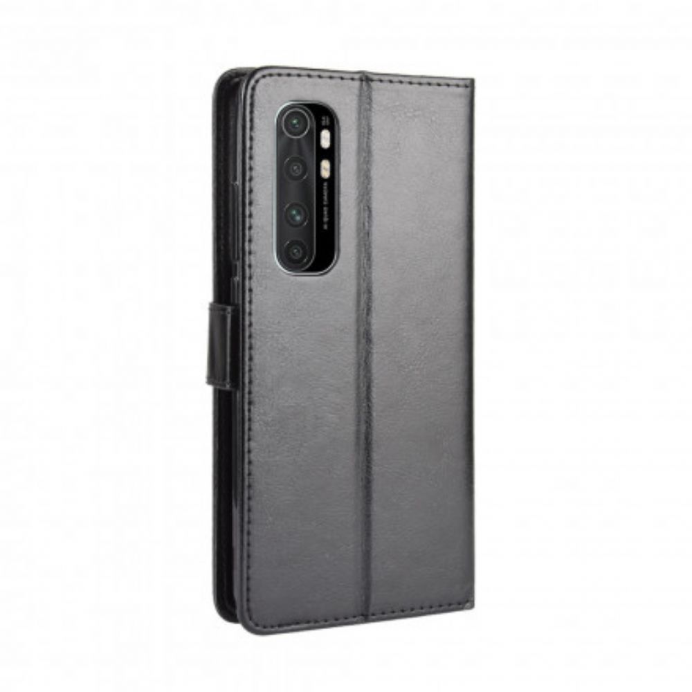 Flip Case voor Xiaomi Mi Note 10 Lite Flitsachtig Kunstleer