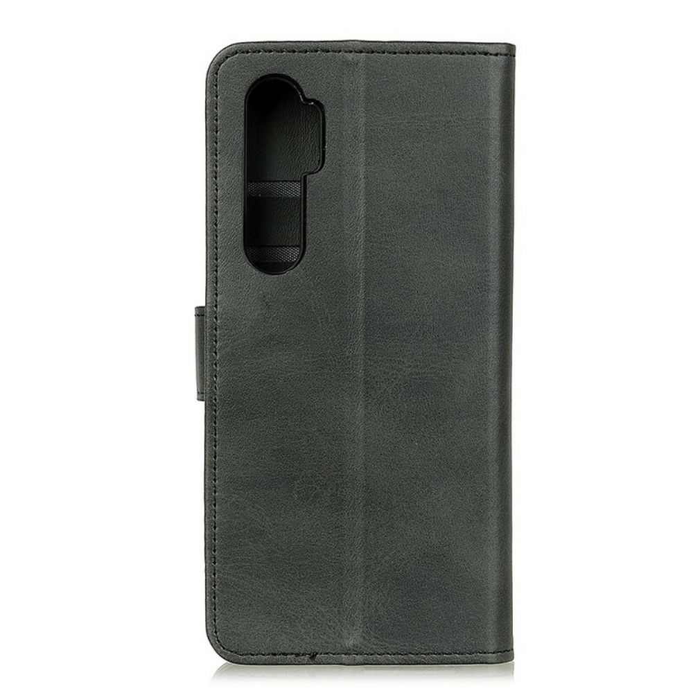 Folio-hoesje voor Xiaomi Mi Note 10 Lite Retro Mat Leereffect