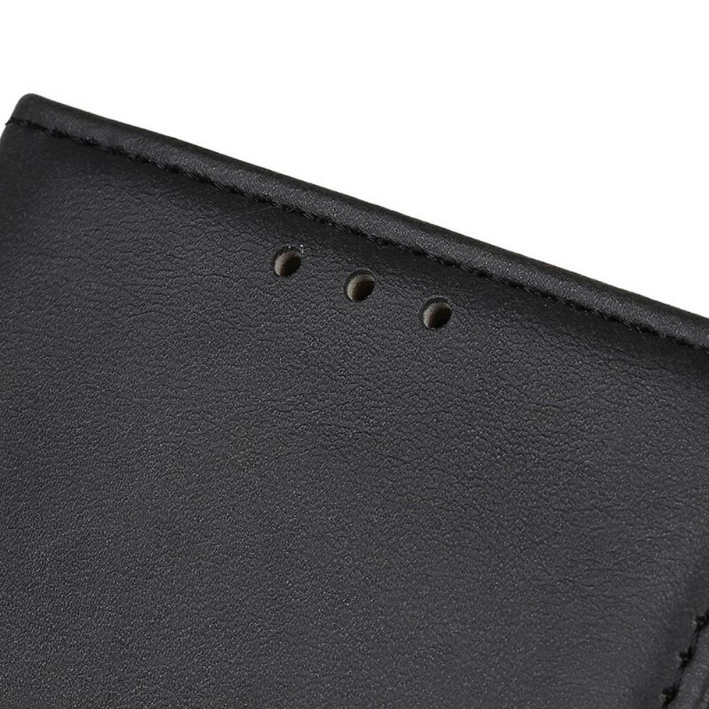 Folio-hoesje voor Xiaomi Mi Note 10 Lite Retro Mat Leereffect