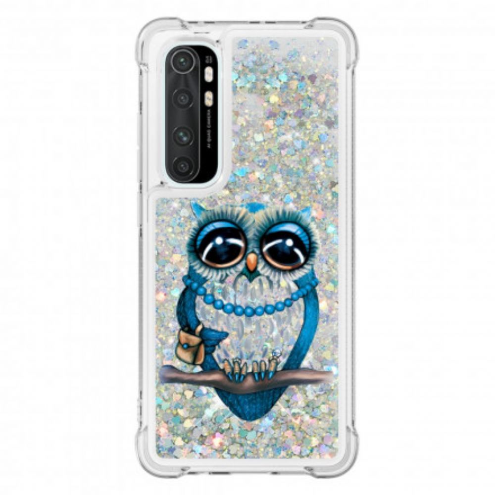 Hoesje voor Xiaomi Mi Note 10 Lite Miss Glitteruil