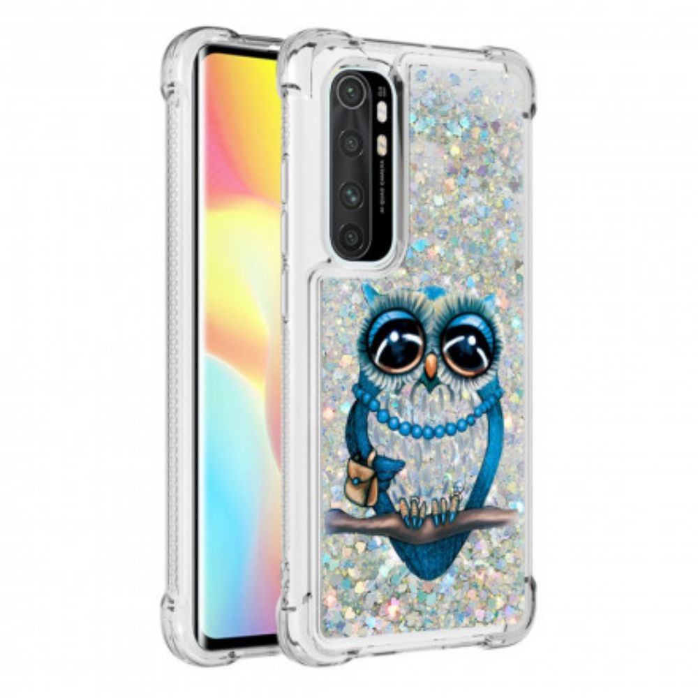 Hoesje voor Xiaomi Mi Note 10 Lite Miss Glitteruil