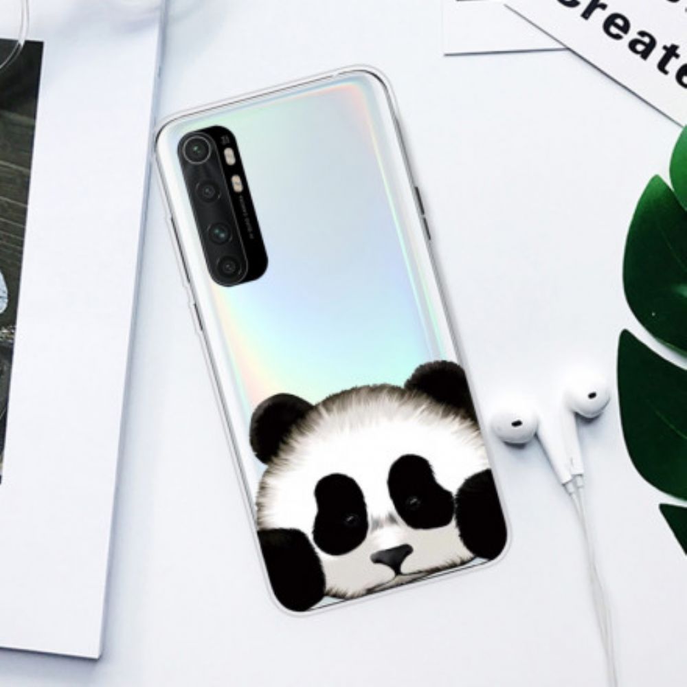 Hoesje voor Xiaomi Mi Note 10 Lite Transparante Panda