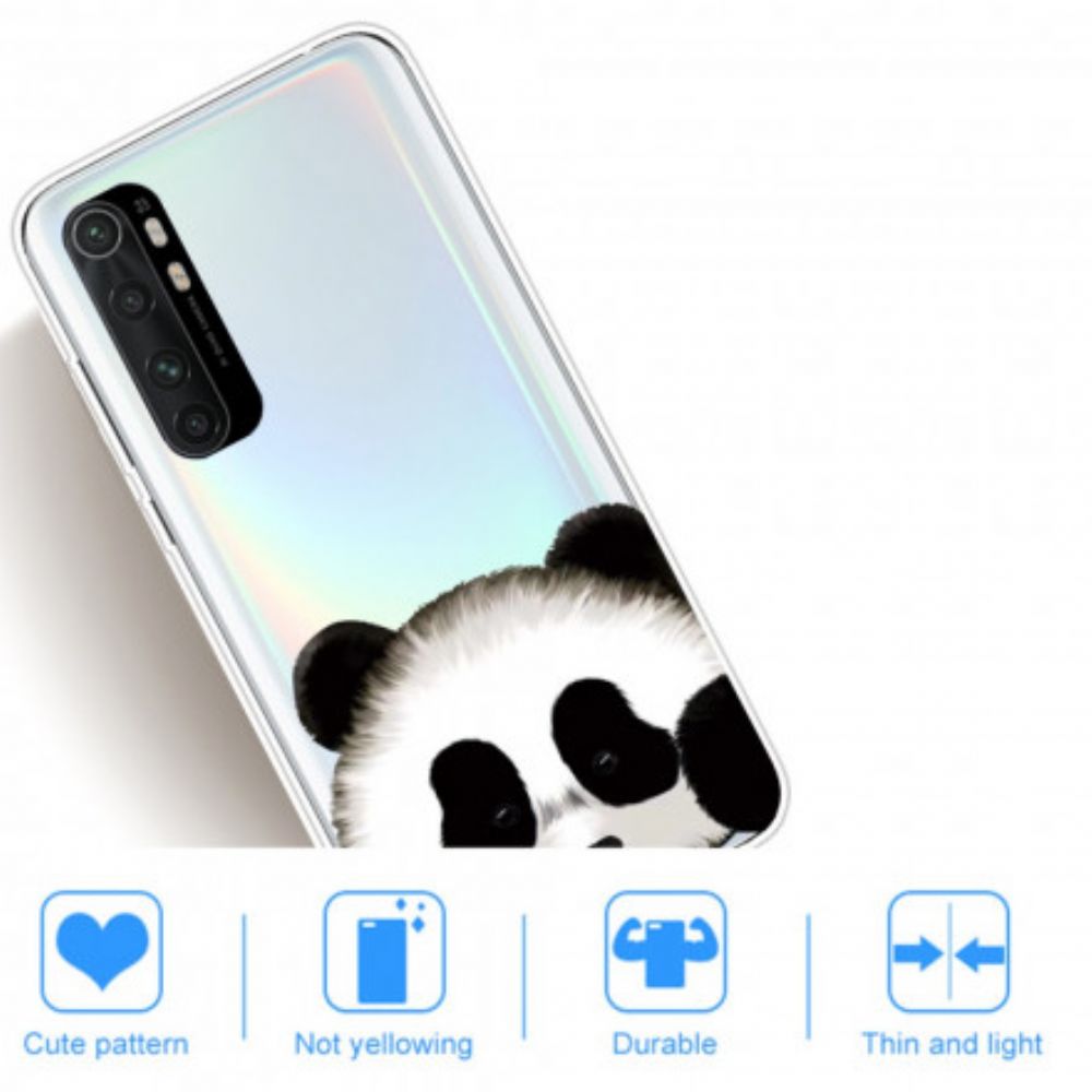 Hoesje voor Xiaomi Mi Note 10 Lite Transparante Panda